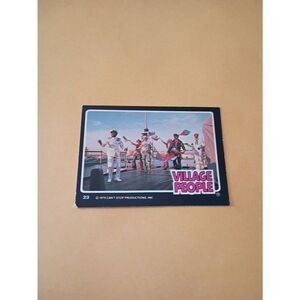Vintage 1979 Village People Trading Card #23 Disco Era Vintage Music Collectible